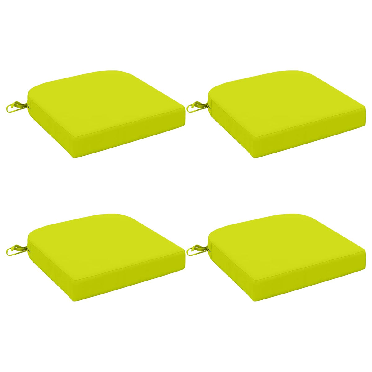 4-delige Zitkussens SOEST 4 pcs 100% Polyester Helder groen