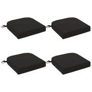 Zitkussens 4 stuks 100% polyester zwart