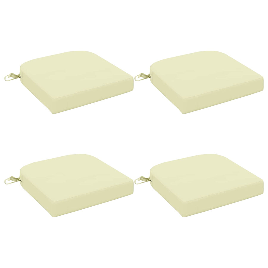 4-delige Zitkussens SOEST 4 pcs 100% Polyester Crèmekleurig