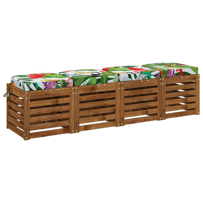 4-delige Zitkussens SOEST 4 pcs 100% Polyester Meerkleurig