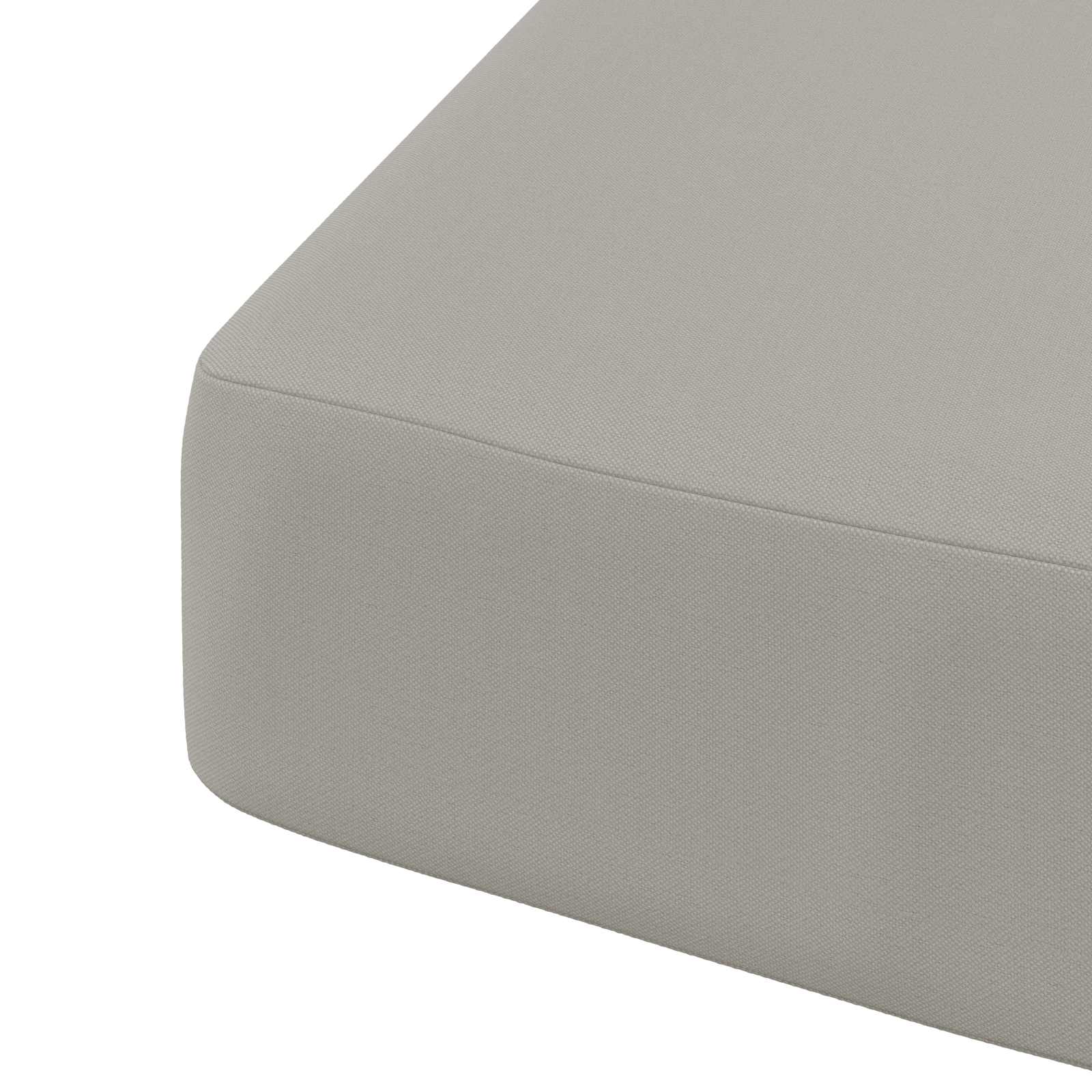 1-delig Zitkussen SOEST 100% Polyester Grijs 40 x 40 x 7 cm