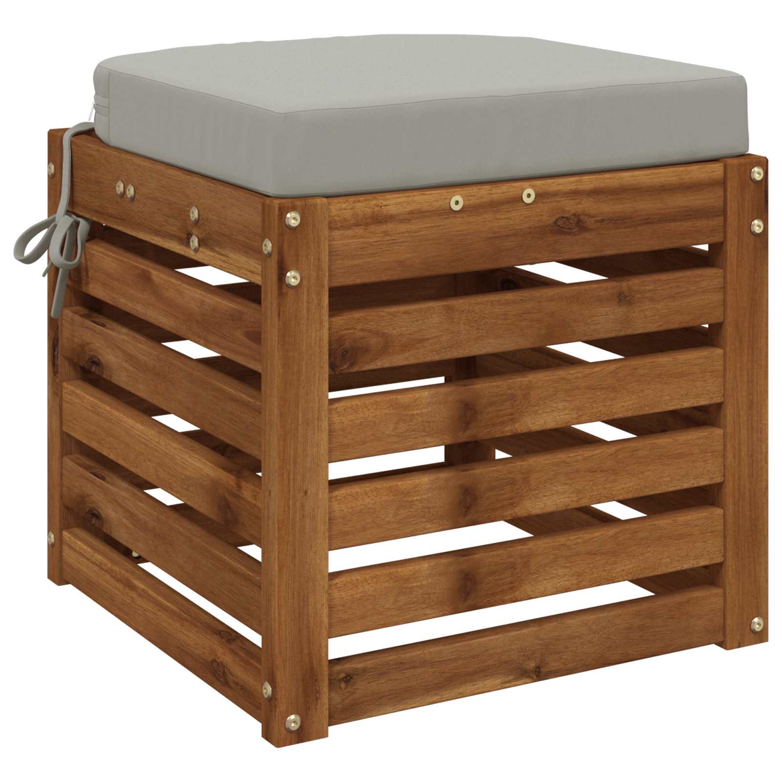1-delig Zitkussen SOEST 100% Polyester Grijs 40 x 40 x 7 cm