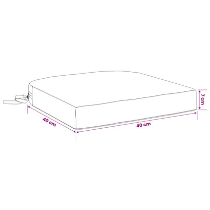 1-delig Zitkussen SOEST 100% Polyester Grijs 40 x 40 x 7 cm