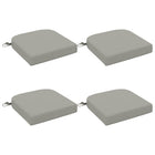 Zitkussens 4 stuks 100% polyester grijs