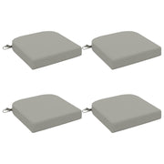 Zitkussens 4 stuks 100% polyester grijs