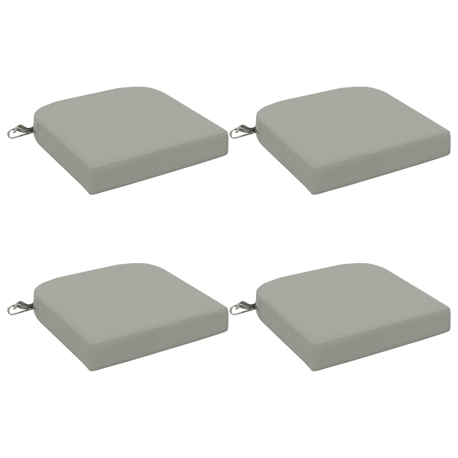 4-Piece Zitkussens SOEST 4 pcs 100% Polyester Grijs