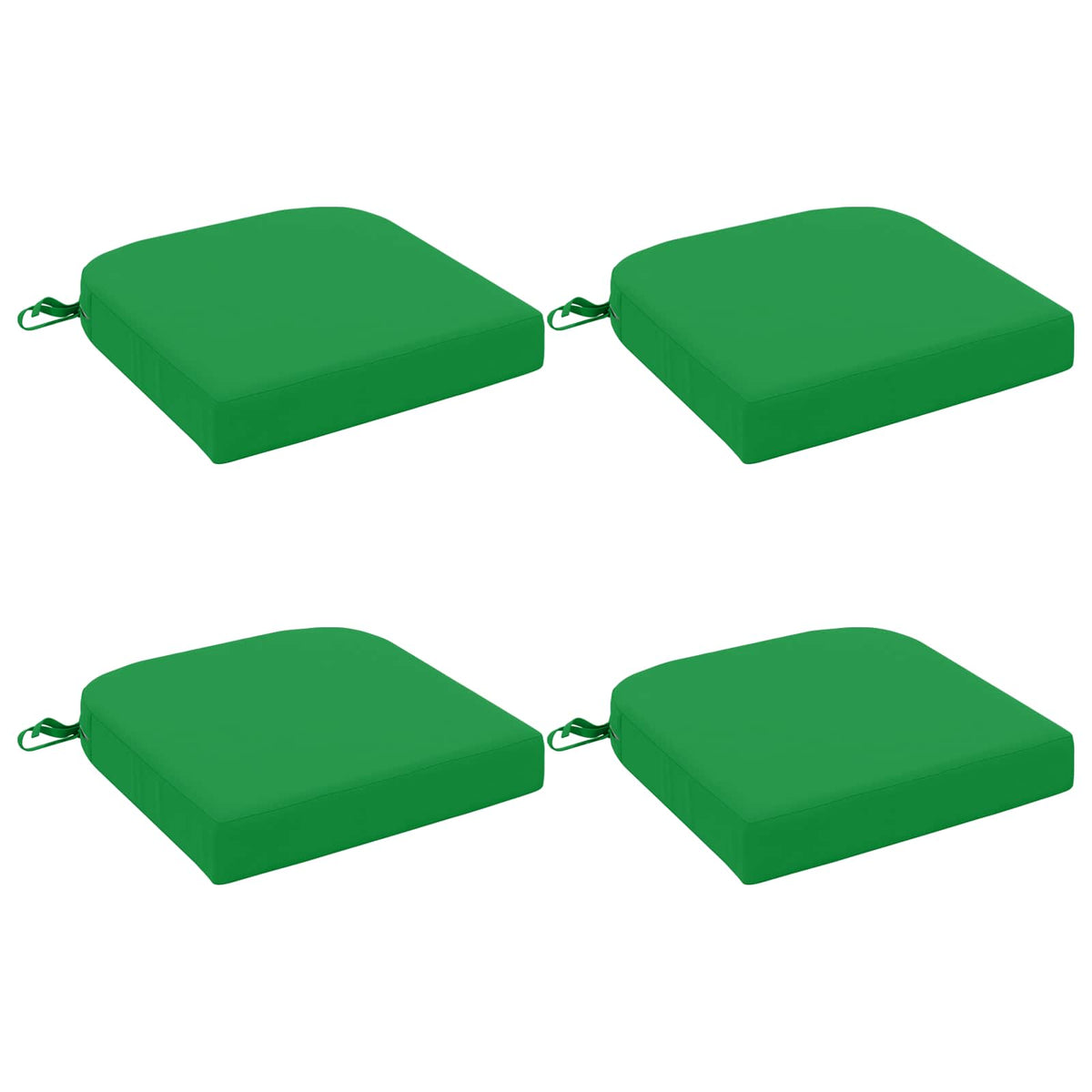 4-delige Zitkussens SOEST 4 pcs 100% Polyester Groen
