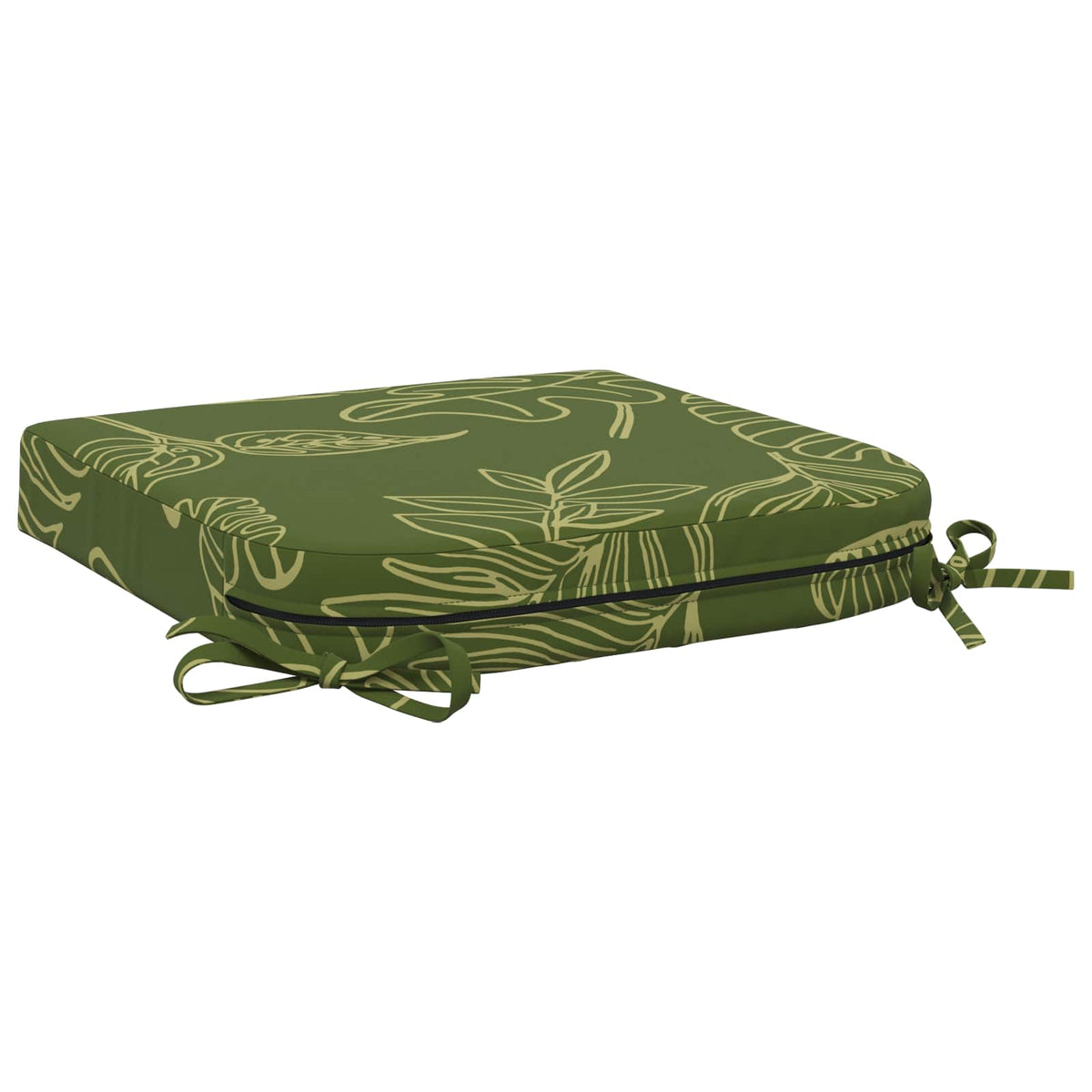4-delige Zitkussens SOEST 4 pcs 100% Polyester Bladontwerp