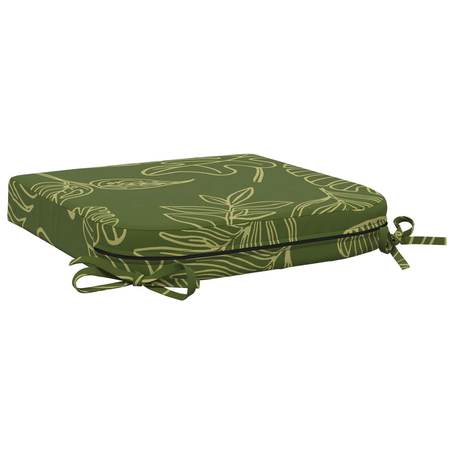 4-delige Zitkussens SOEST 4 pcs 100% Polyester Bladontwerp