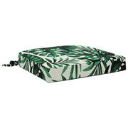 Zitkussen SOEST 100% polyester bladpatroon groen