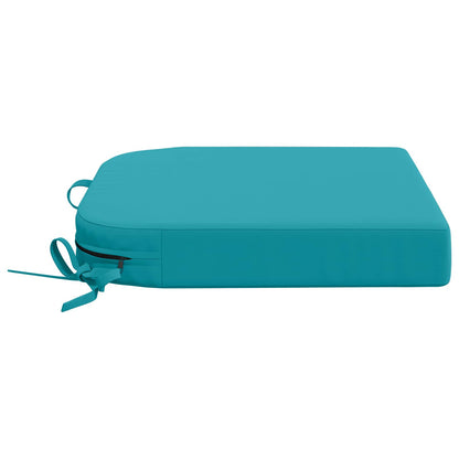 1-delig Zitkussen SOEST 100% Polyester Turquoise 40 x 40 x 7 cm