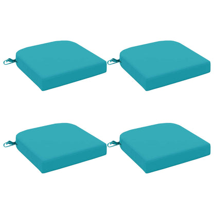 4-delige Zitkussens SOEST 4 pcs 100% Polyester Turquoise