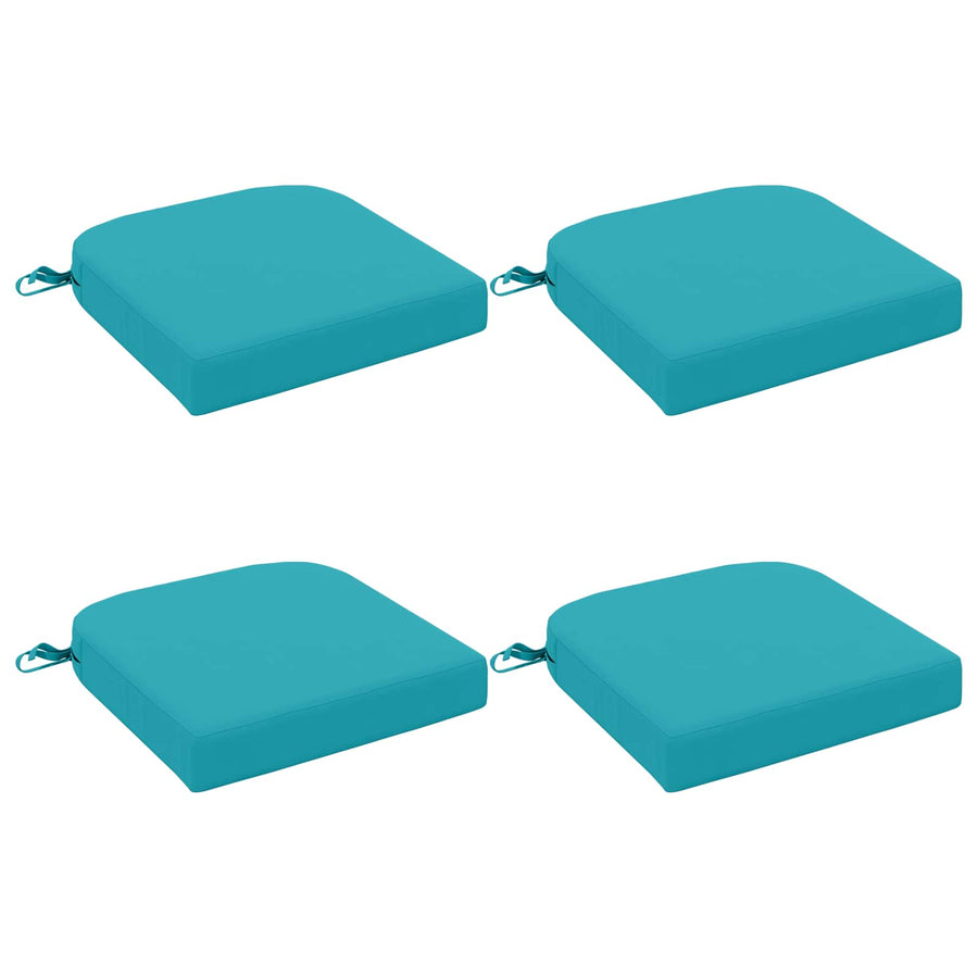 4-delige Zitkussens SOEST 4 pcs 100% Polyester Turquoise