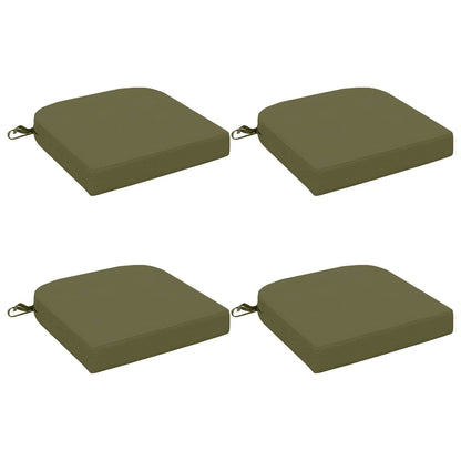 4-delige Zitkussens SOEST 4 pcs 100% Polyester Olijfgroen