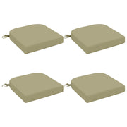 Stoelkussens 4 stuks lichtgroen 100% polyester