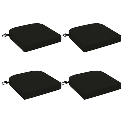 4-delige Zitkussens SOEST 4 pcs 100% Polyester Zwart