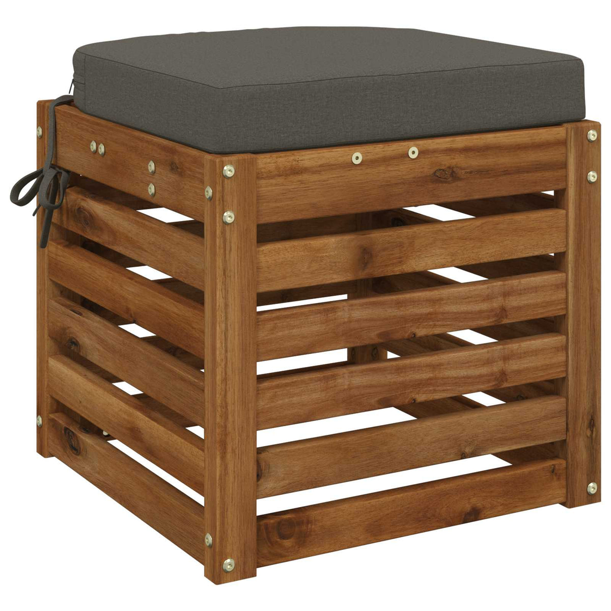 1-delig Zitkussen SOEST 100% Polyester Grijs 45 x 45 x 7 cm