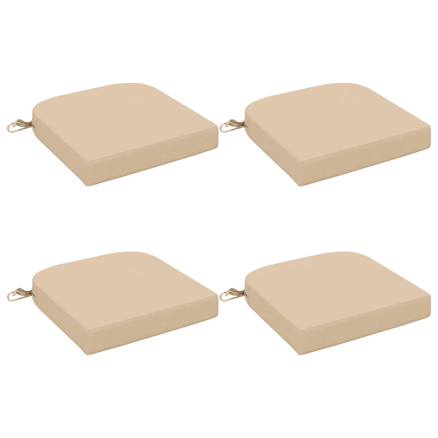 4-delige Zitkussens SOEST 4 pcs 100% Polyester Crèmekleurig