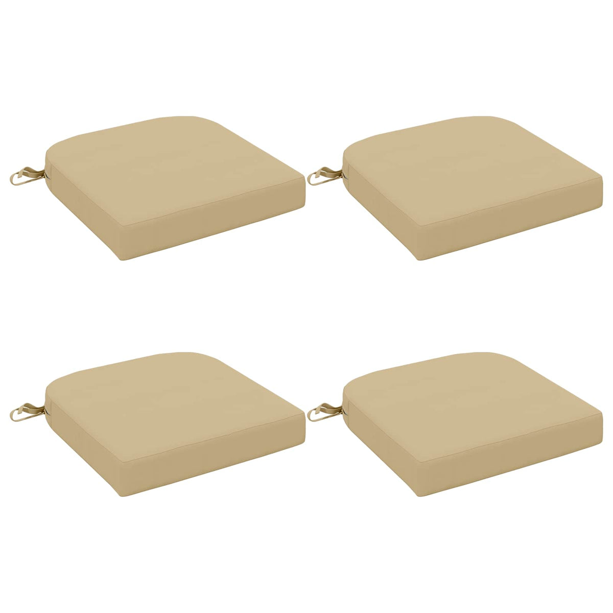 4-delige Zitkussens SOEST 4 pcs 100% Polyester Beige
