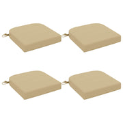 Zitkussens 4 stuks beige 100% polyester