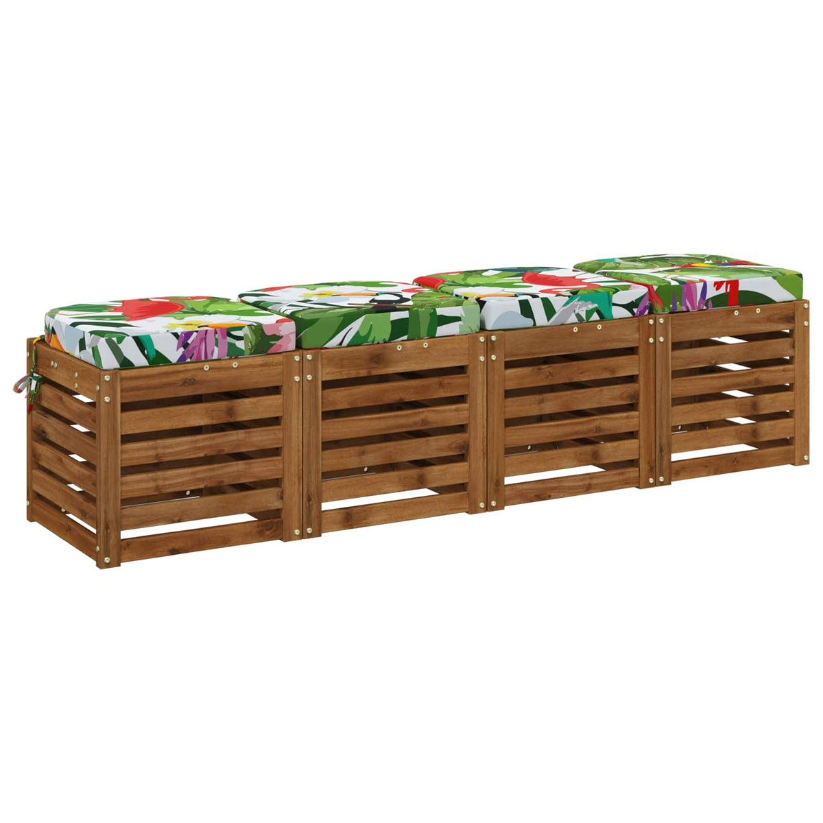 4-delige Zitkussens SOEST 4 pcs 100% Polyester Meerkleurig
