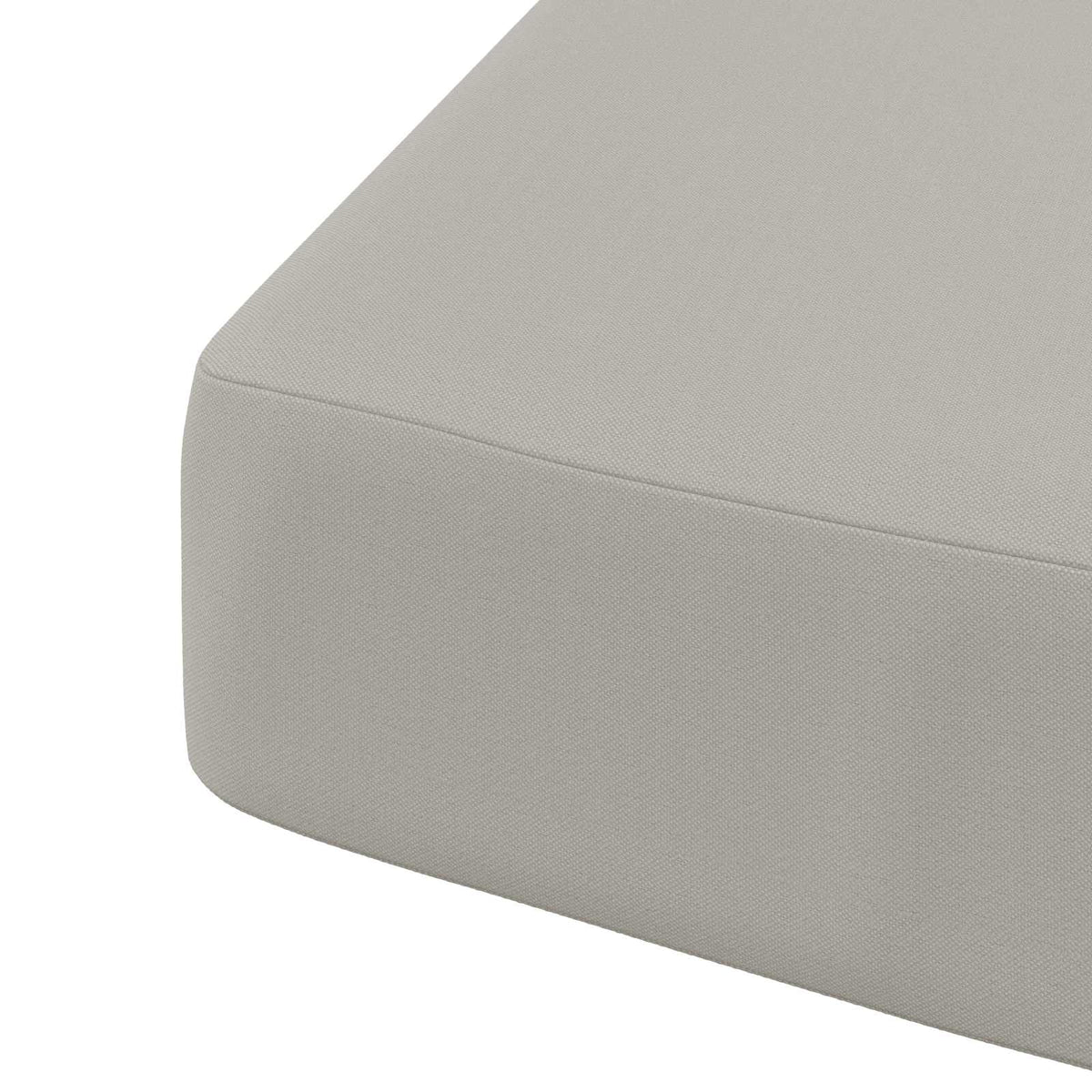 1-delig Zitkussen SOEST 100% Polyester Grijs 45 x 45 x 7 cm