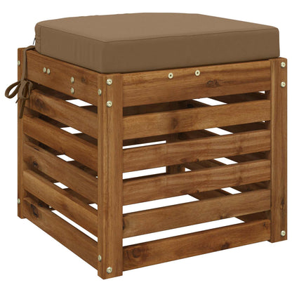 1-delig Zitkussen SOEST 100% Polyester Taupe 45 x 45 x 7 cm