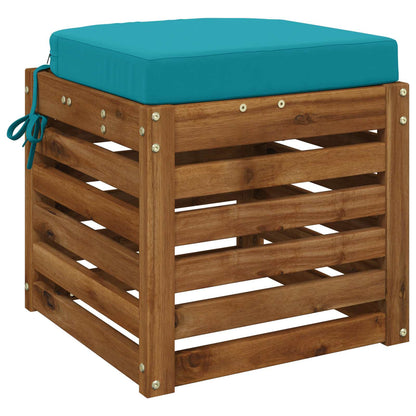 1-delig Zitkussen SOEST 100% Polyester Turquoise 45 x 45 x 7 cm