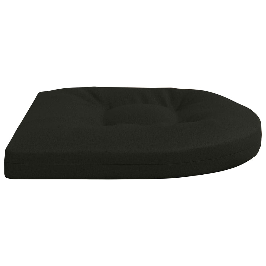 4-Piece Zitkussens 4 st 100% Polyester Zwart 40 x 40 x 5 cm