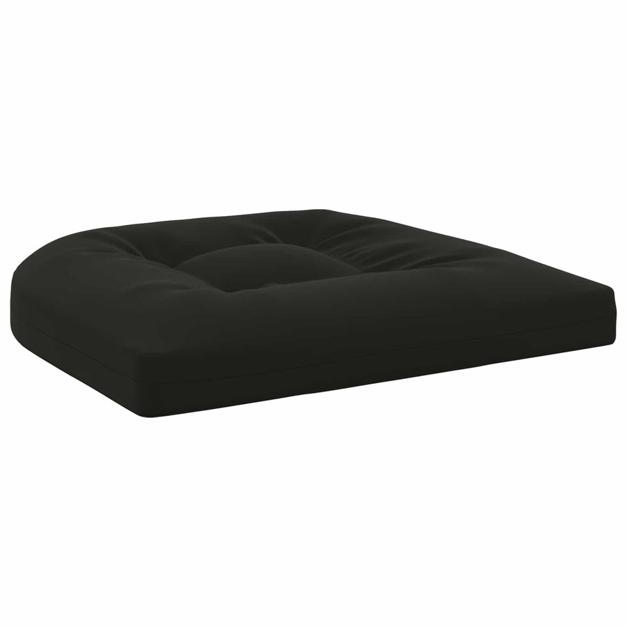 4-Piece Zitkussens 4 st 100% Polyester Zwart 40 x 40 x 5 cm