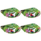 Zitkussens set 4 st meerkleurig 100% polyester