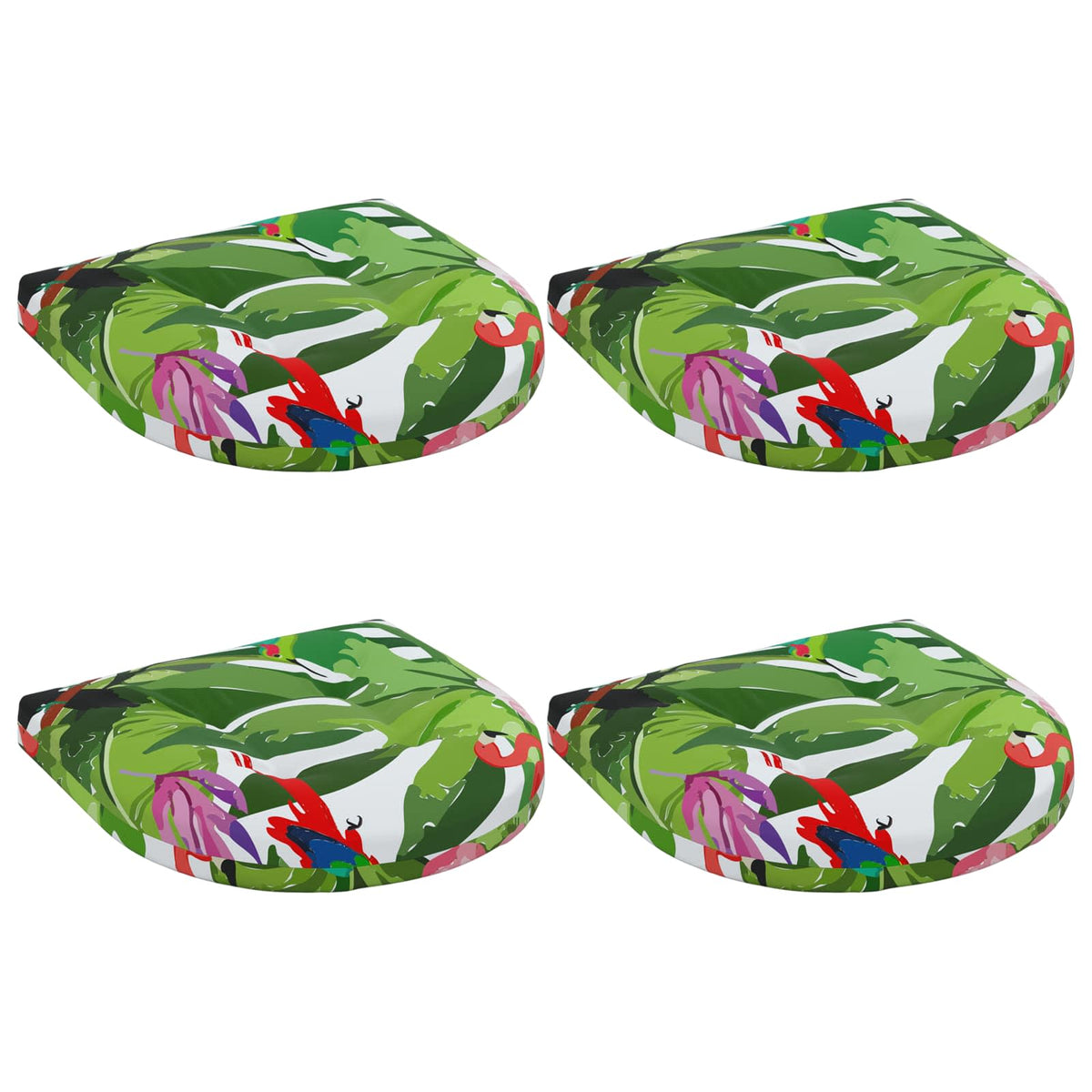 4-Piece Zitkussens 4 st 100% Polyester Meerkleurig