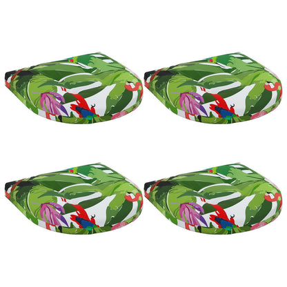 4-Piece Zitkussens 4 st 100% Polyester Meerkleurig