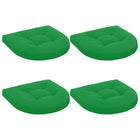 Zitkussens 4 stuks groen 40x40x5 cm