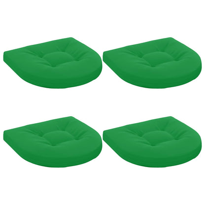 4-Piece Zitkussens 4 st 100% Polyester Groen 40 x 40 x 5 cm
