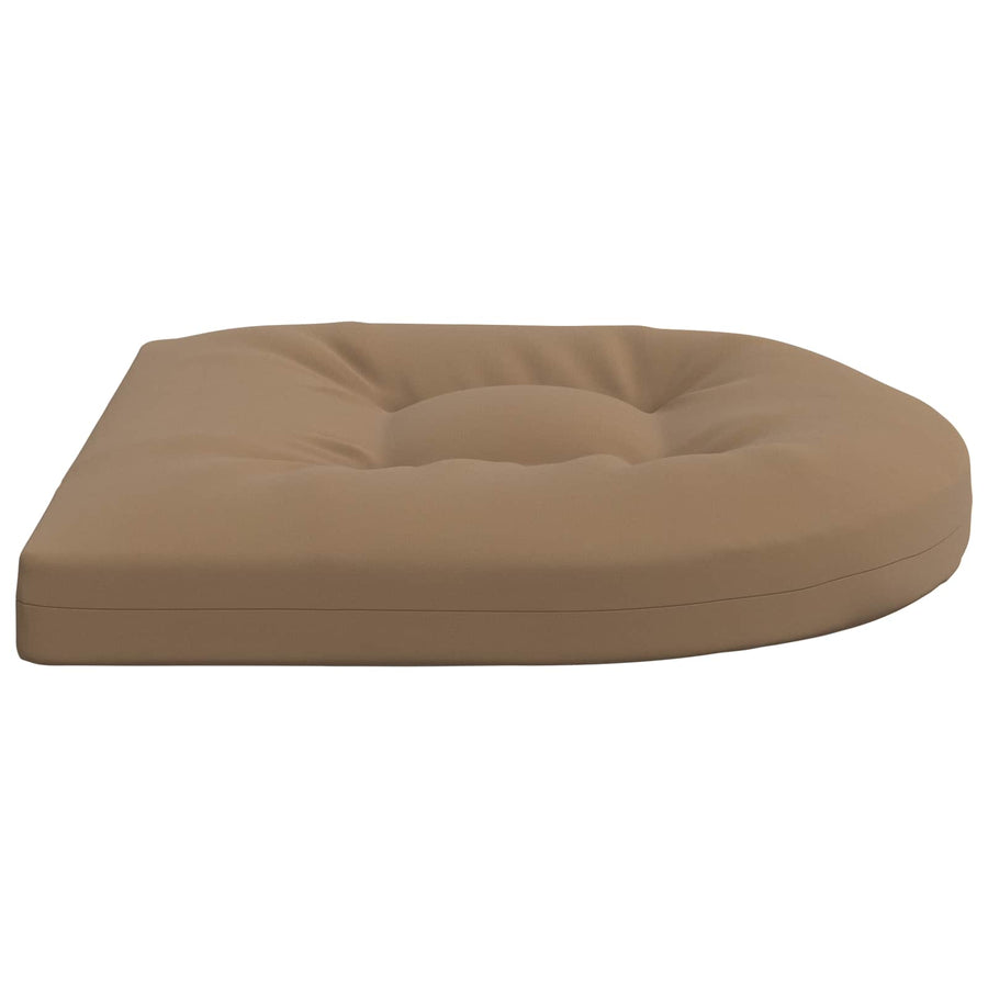 4-Piece Zitkussens 4 st 100% Polyester Taupe 40 x 40 x 5 cm