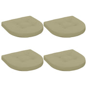 Zitkussens 4 stuks lichtgroen polyester