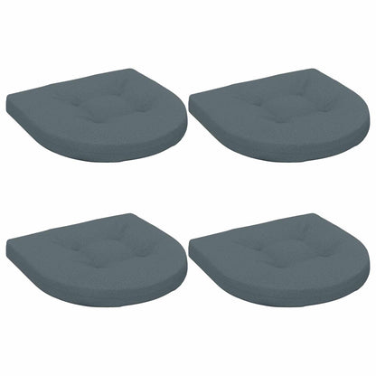 4-Piece Zitkussens 4 st 100% Polyester Blauw 45 x 45 x 5 cm