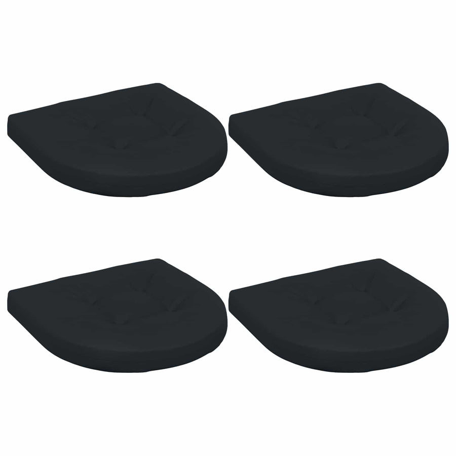 4-Piece Zitkussens 4 st 100% Polyester Donkerblauw