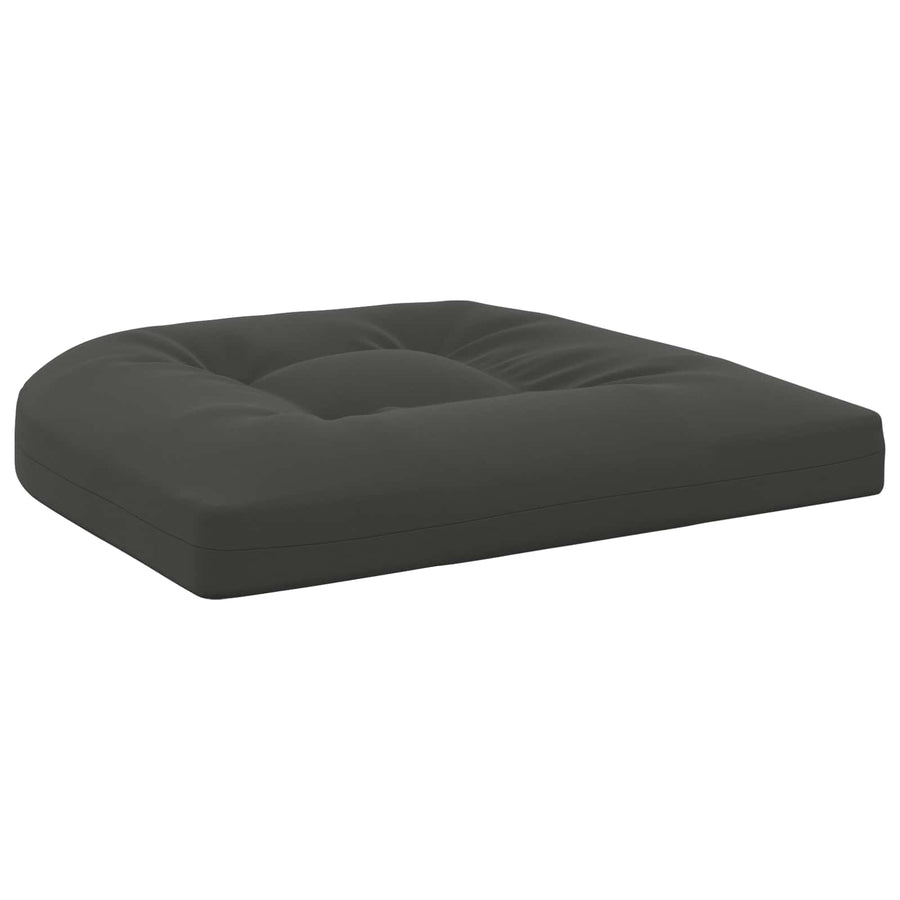 4-Piece Zitkussens 4 st 100% Polyester Antraciet 45 x 45 x 5 cm