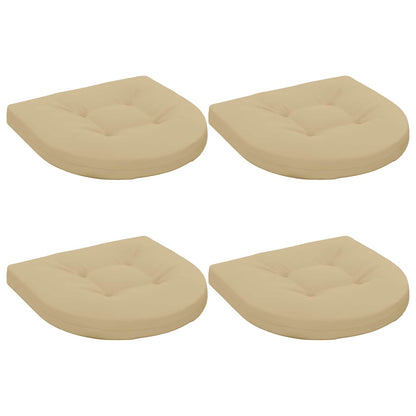4-Piece Zitkussens 4 st 100% Polyester Beige 45 x 45 x 5 cm