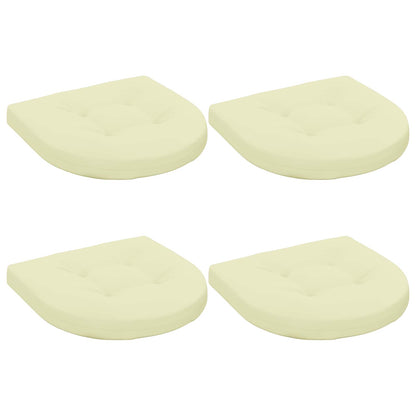 4-Piece Zitkussens 4 st 100% Polyester Crèmekleurig