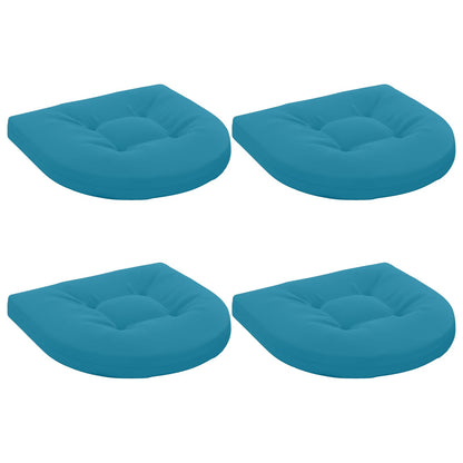 4-Piece Zitkussens 4 st 100% Polyester Lichtblauw