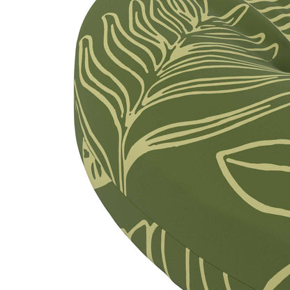 4-Piece Zitkussens 4 st 100% Polyester Bladontwerp