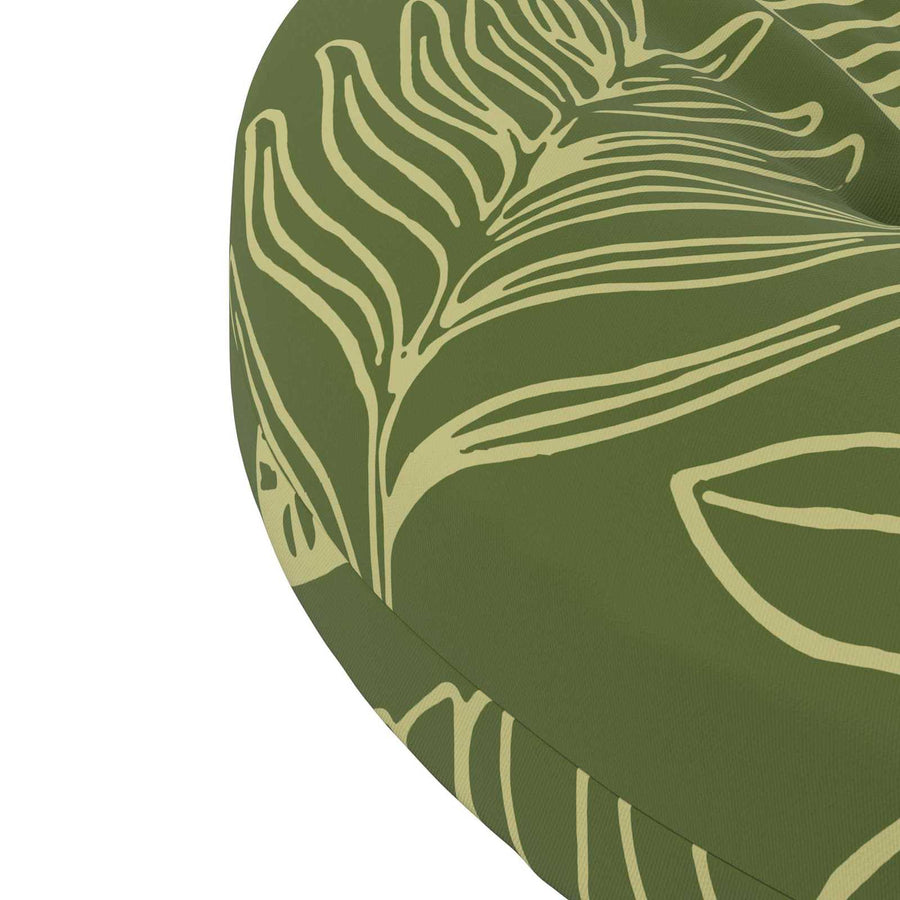 4-Piece Zitkussens 4 st 100% Polyester Bladontwerp