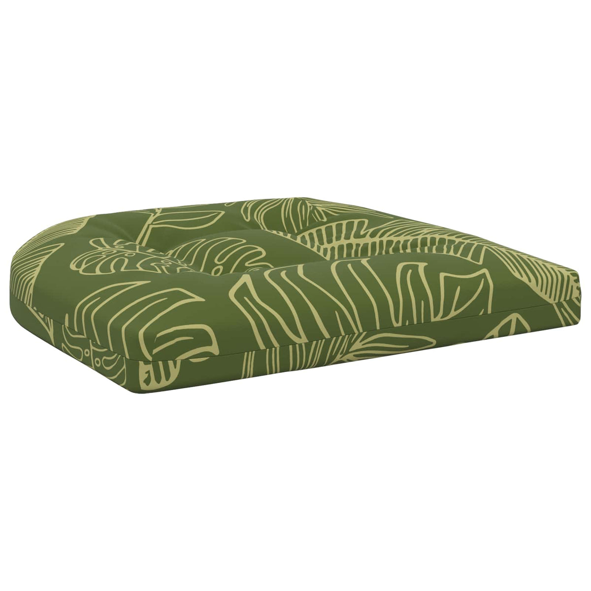 4-Piece Zitkussens 4 st 100% Polyester Bladontwerp