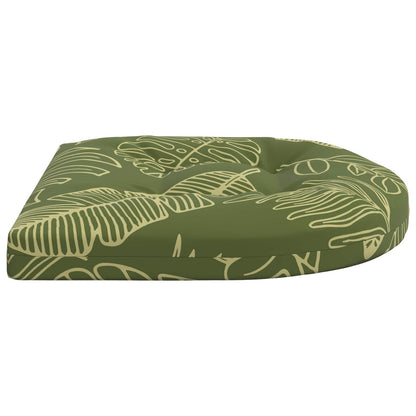 4-Piece Zitkussens 4 st 100% Polyester Bladontwerp