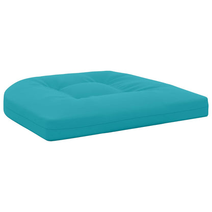 4-Piece Zitkussens 4 st 100% Polyester Turquoise 45 x 45 x 5 cm