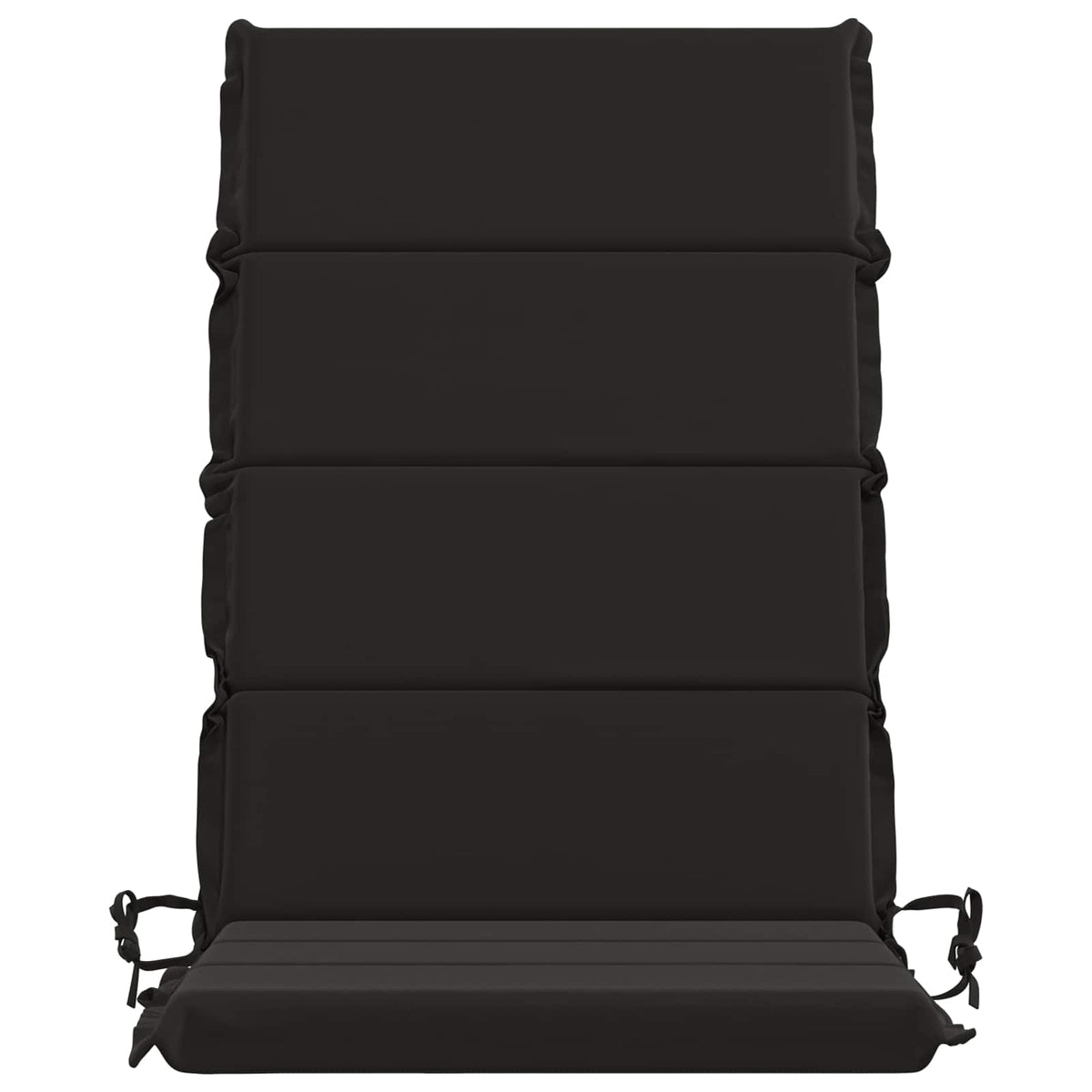 Kussen voor stoel met hoge rug GEMERT 6 st 100% Polyester Zwart