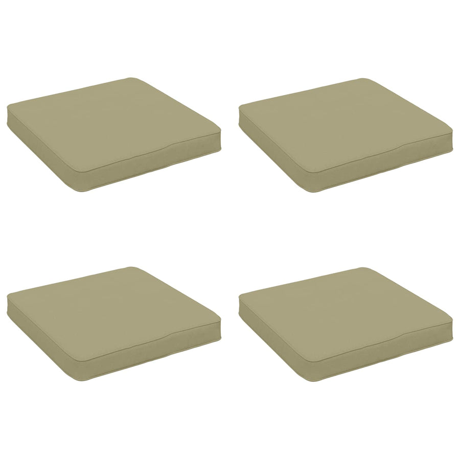 4-Piece Zitkussens VUGHT 4 pcs 100% Polyester Lichtgroen